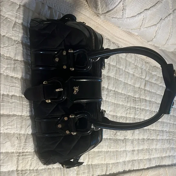 Burberry Black Quilted Shoulder Bag - Picture 1 of 8